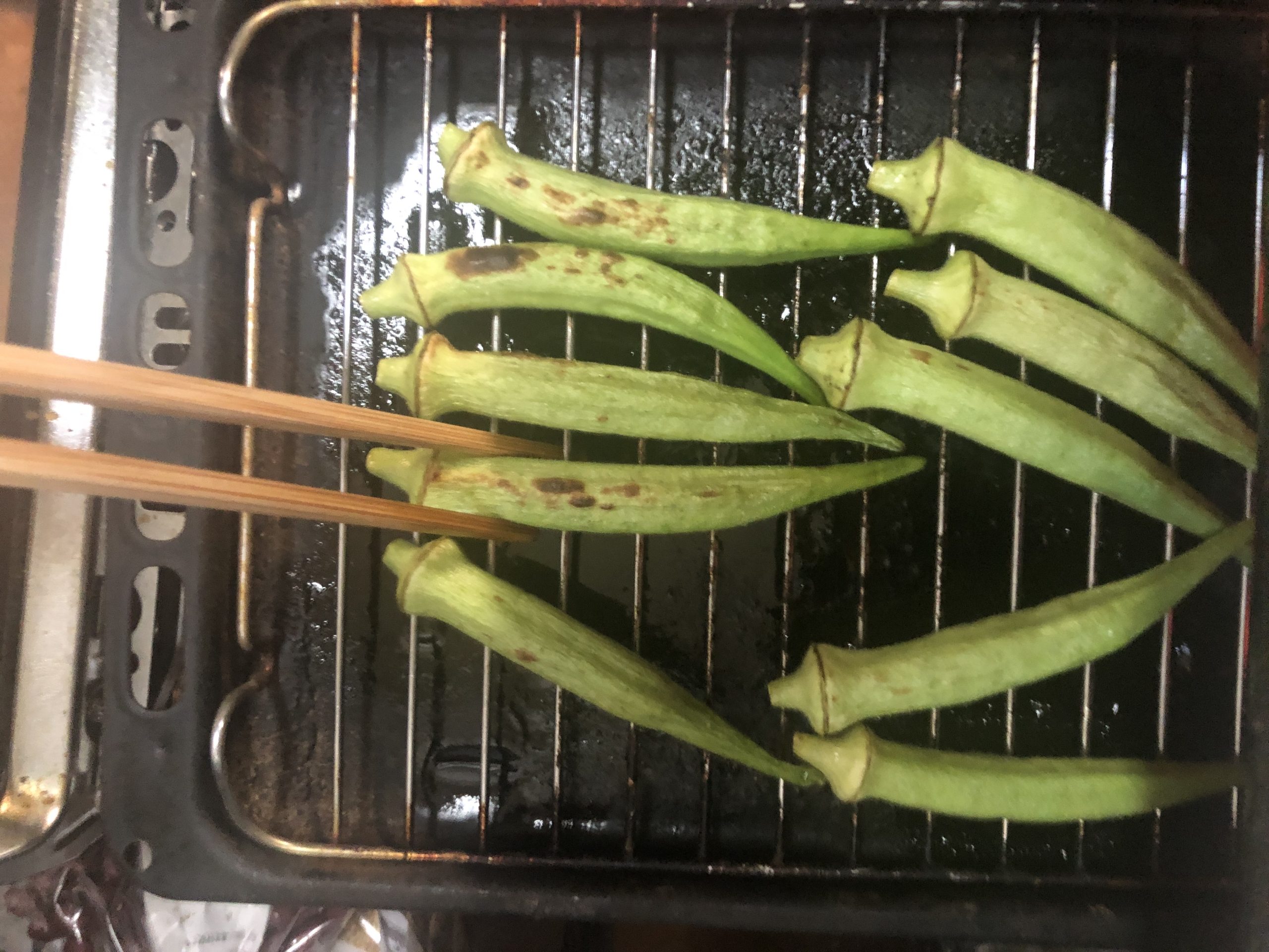 焼きオクラのマリネ
